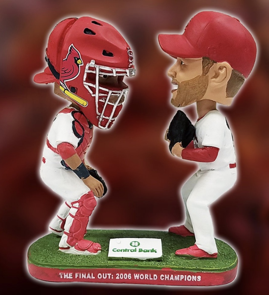 Adam Wainwright & Yadier Molina bobblehead