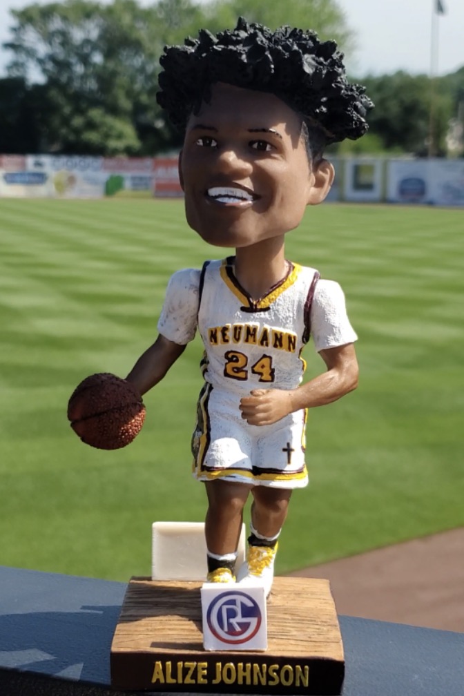 Alize Johnson bobblehead