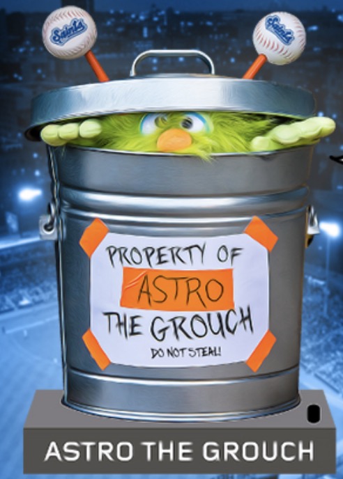 Astro The Grouch bobblehead