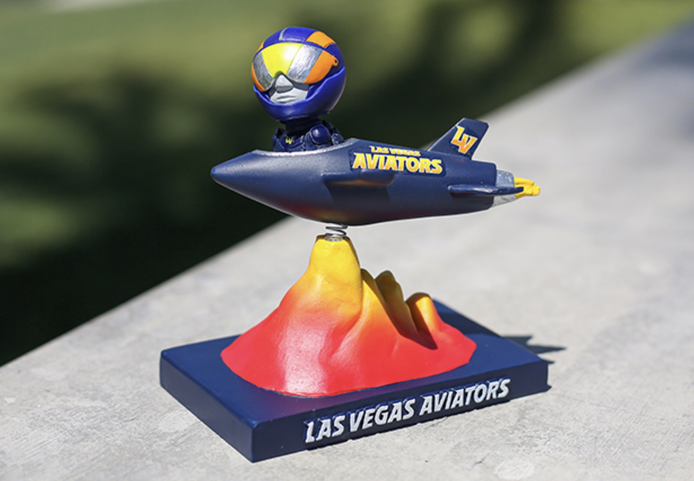 Aviator bobblehead