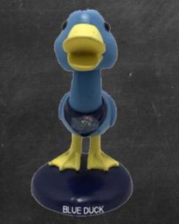 Blue Duck bobblehead