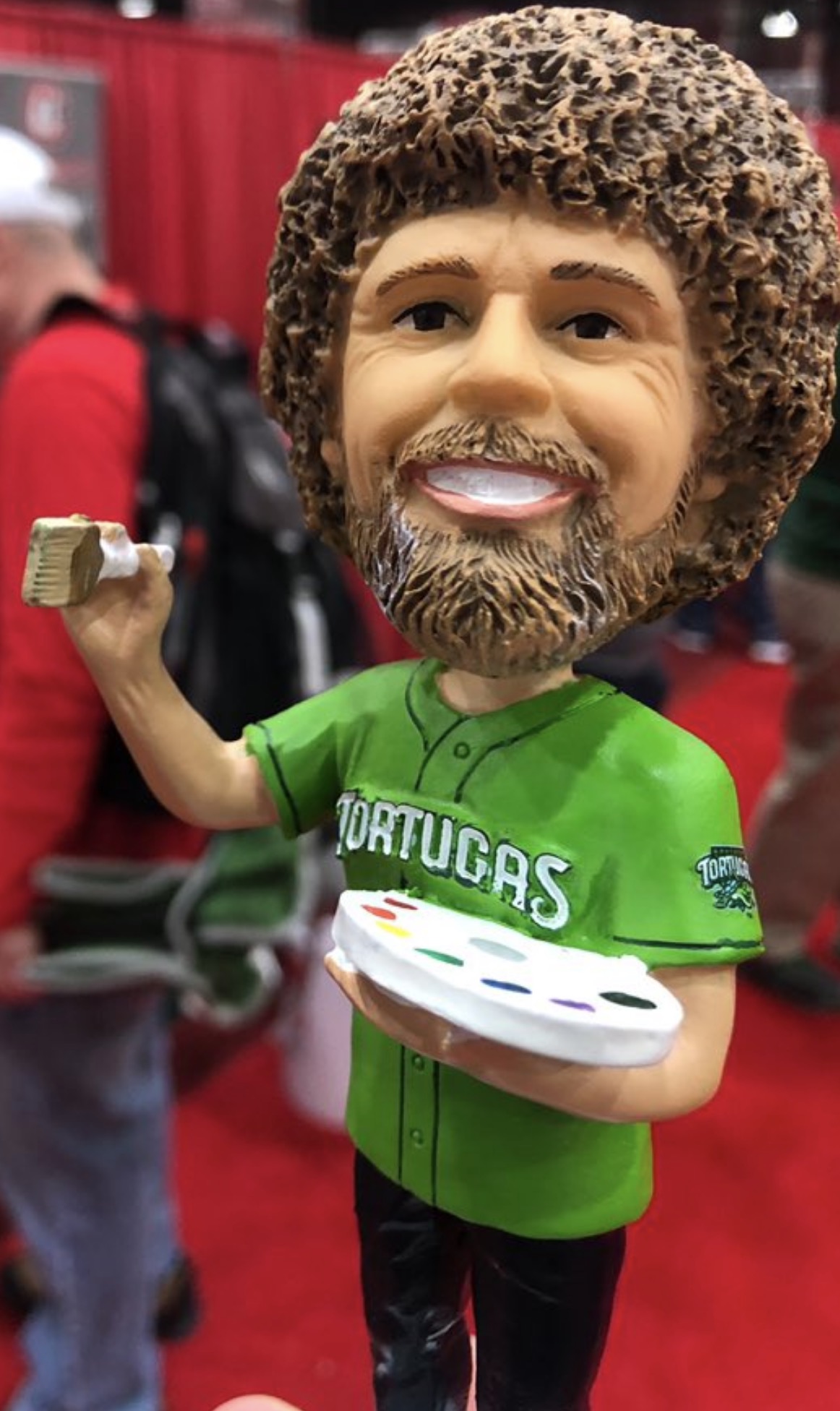 Bob Ross bobblehead