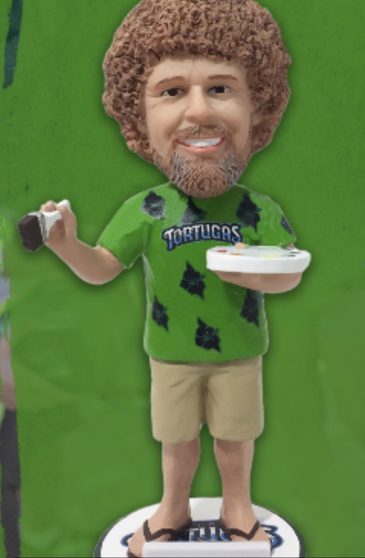 Bob Ross bobblehead