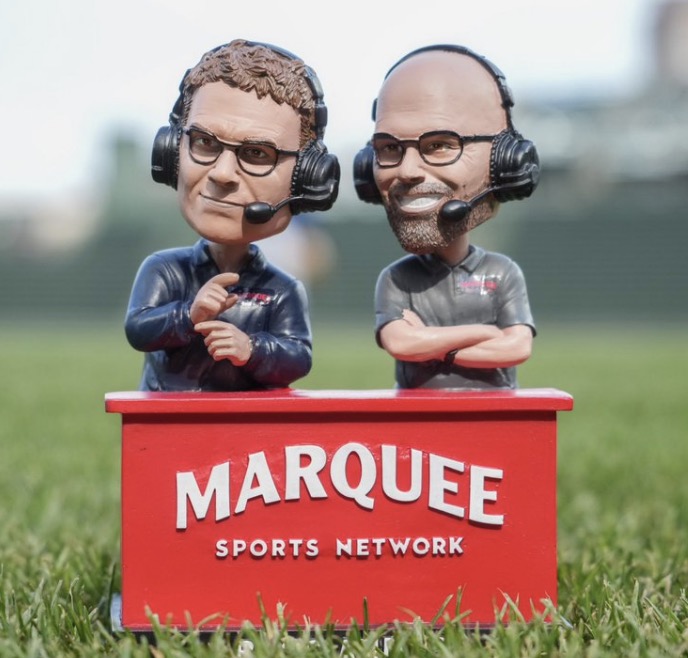 Boog Sciambi & Jim Deshaies bobblehead