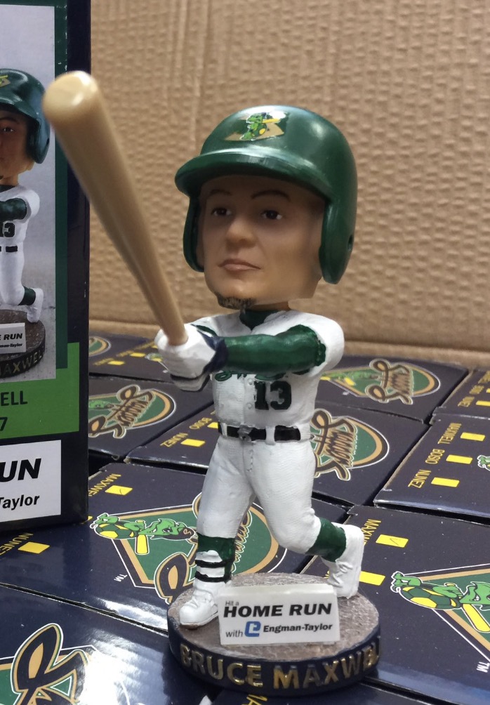 Bruce Maxwell bobblehead