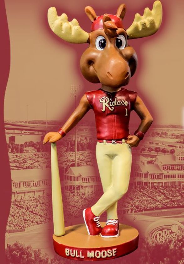 Bull Moose bobblehead