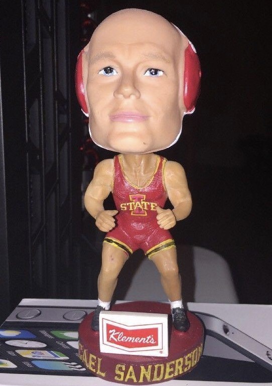 Cael Sanderson bobblehead