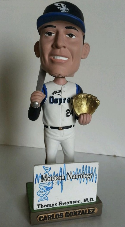 Carlos Gonzalez bobblehead