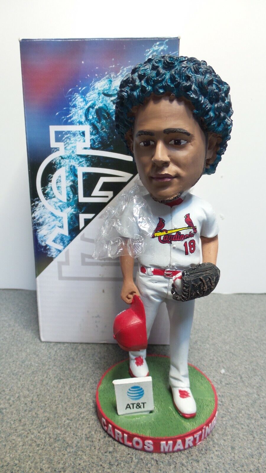 Carlos Martinez (Blue Jheri Curl) bobblehead