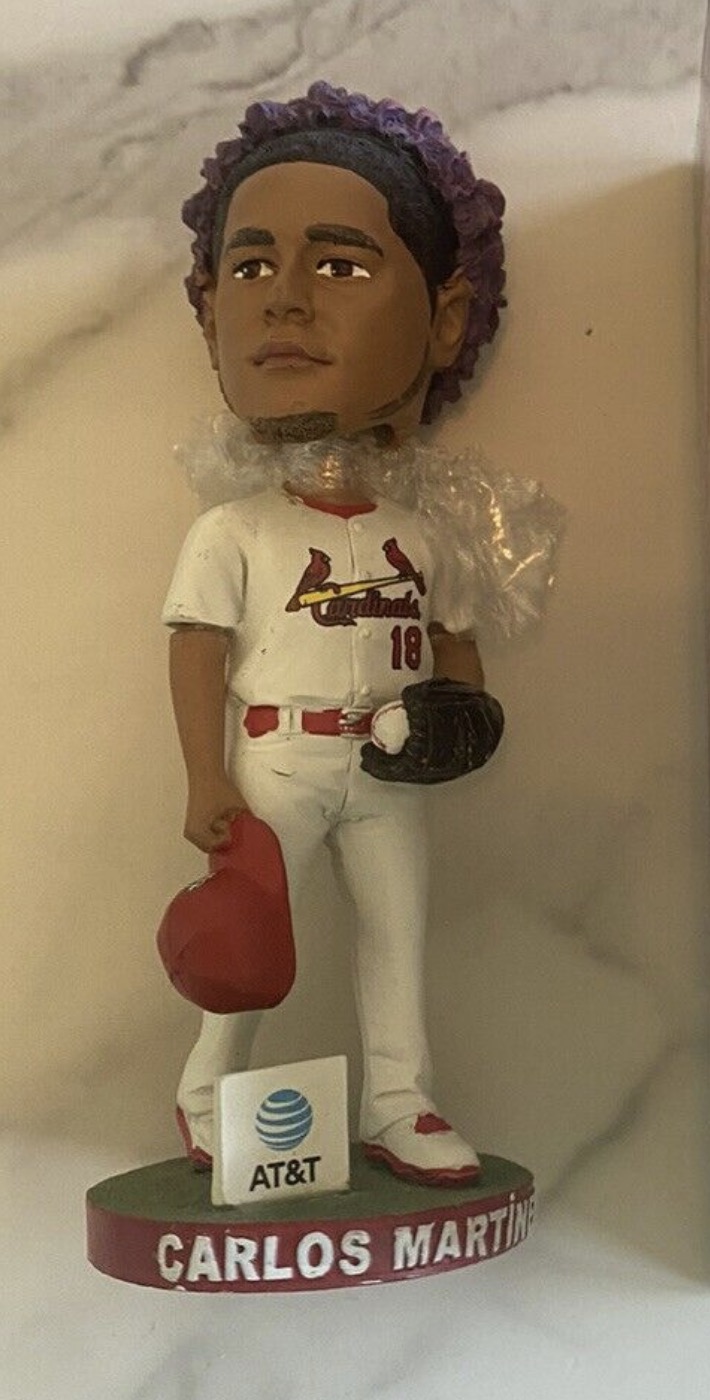 Carlos Martinez (Purple Jheri Curl) bobblehead