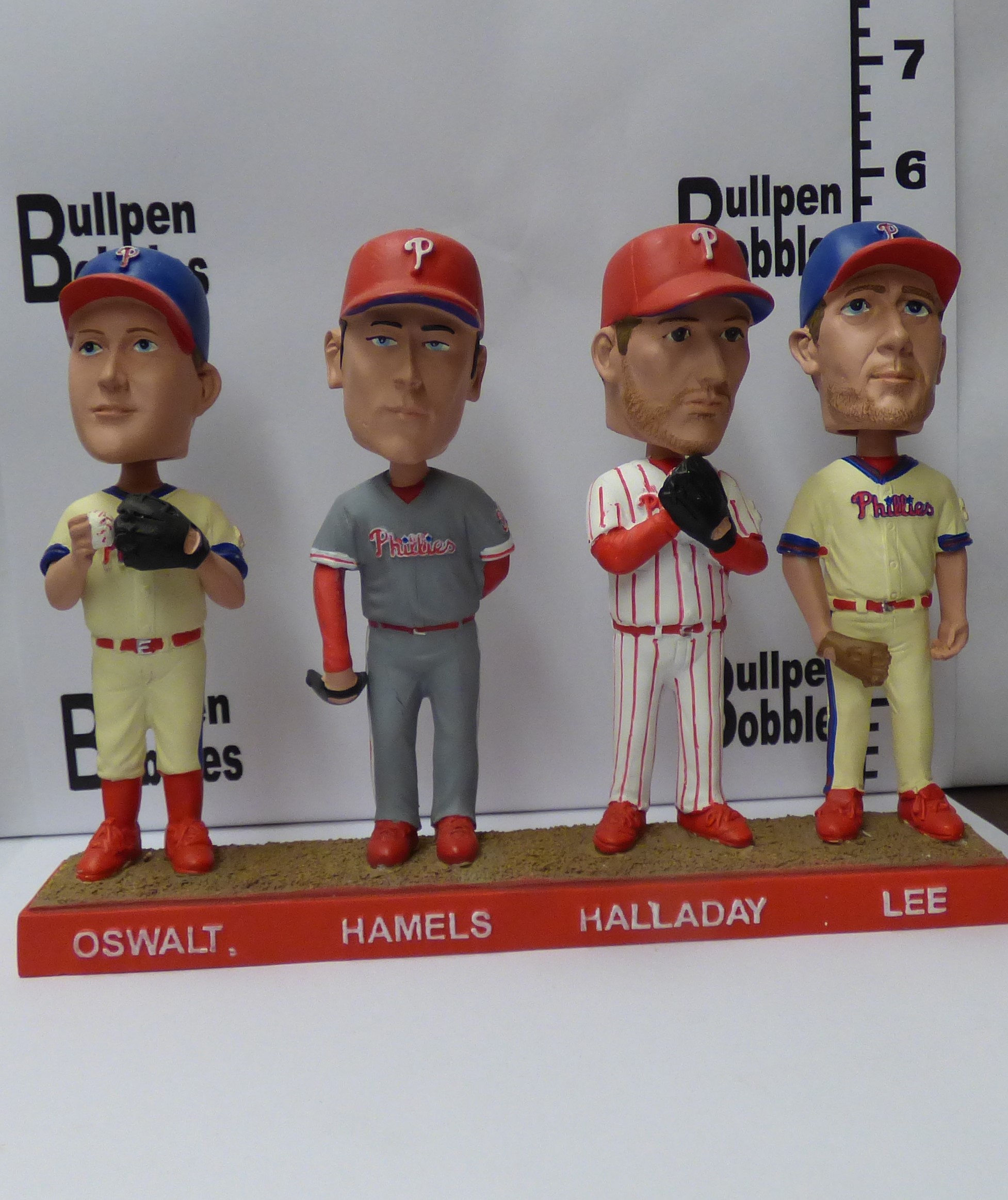 Cliff Lee, Roy Halladay, Cole Hamels & Roy Oswalt bobblehead