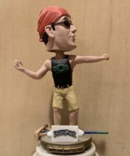 Dancing Dirt Dude Chia bobblehead