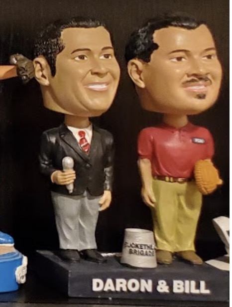 Daron Sutton & Bill Schroeder bobblehead