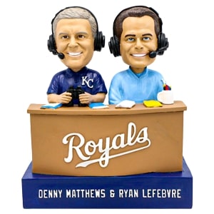 Denny Matthews & Ryan Lefebvre, Kansas City Royals Bobblehead