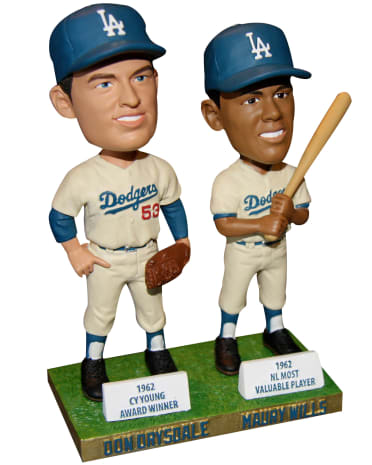 Don Drysdale & Maury Wills bobblehead