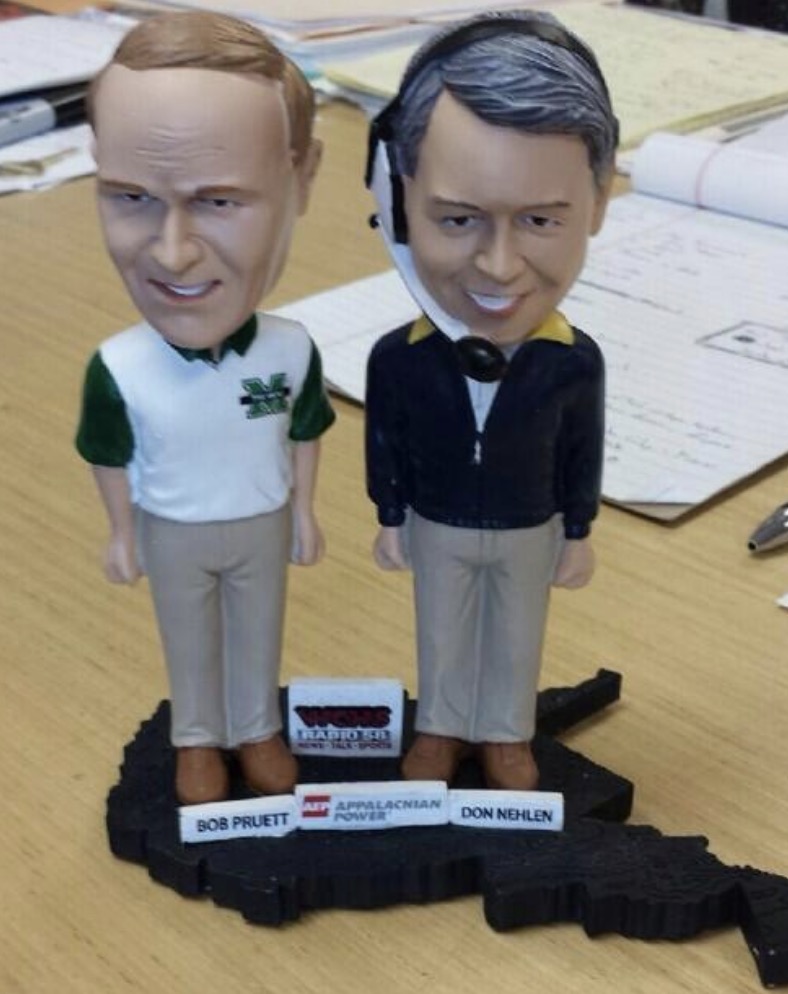 Don Nehlen & Bob Pruett bobblehead