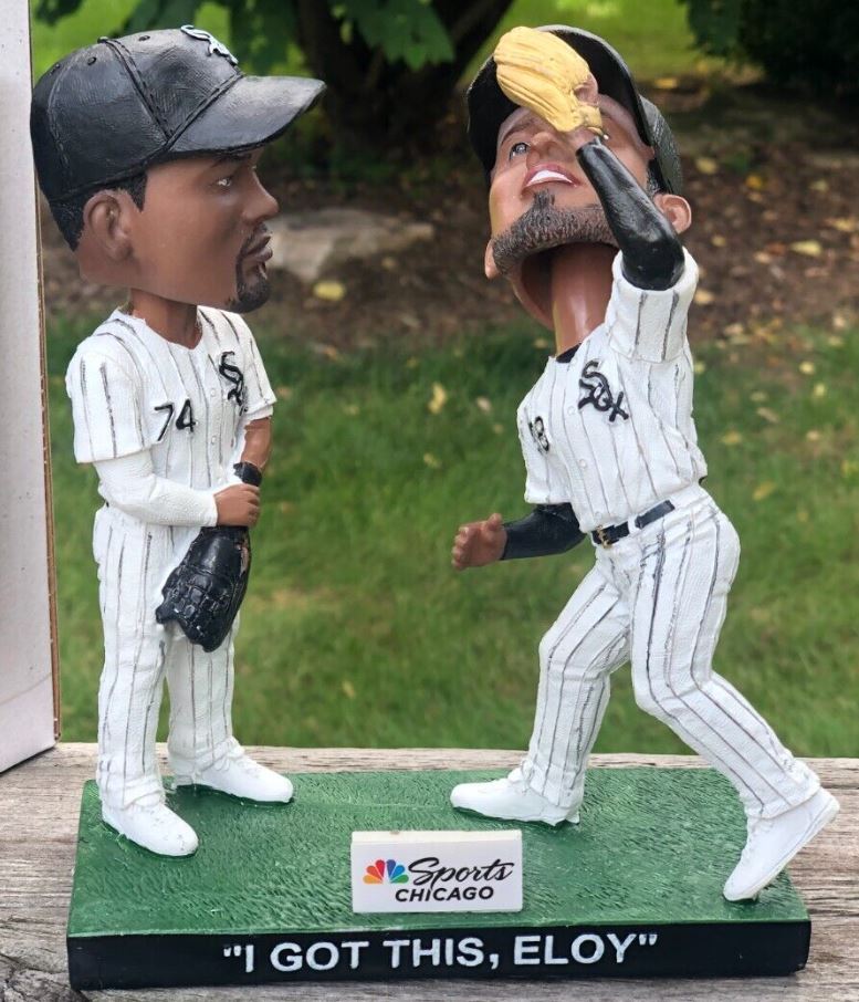 Eloy Jimenez & Luis Robert bobblehead