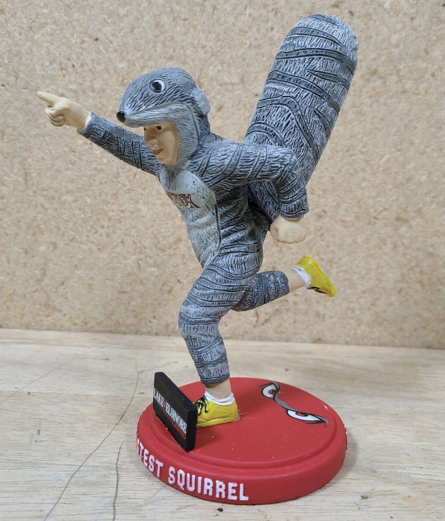 Fastest Squirrel bobblehead