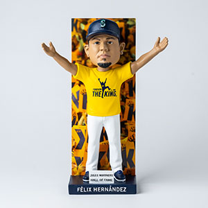 Seattle Mariners Felix Hernandez Bobblehead with Newspaper Base - Special  Order CO - Sports Fan Shop