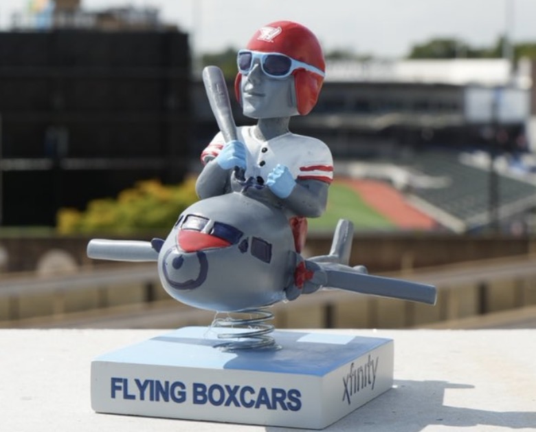 Flying Boxcar bobblehead