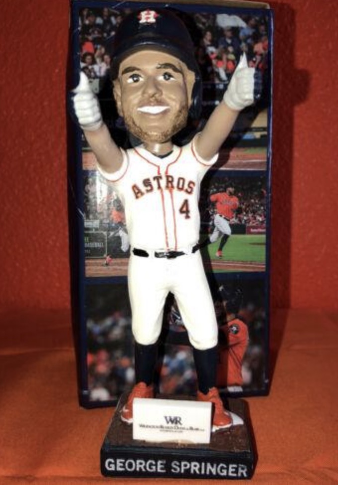 George Springer bobblehead