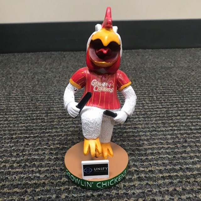 Growlin' Chickens bobblehead