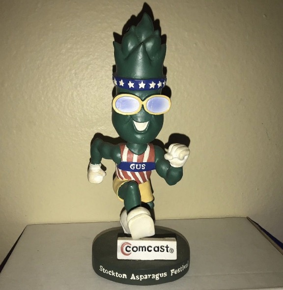 Gus the Asparagus bobblehead