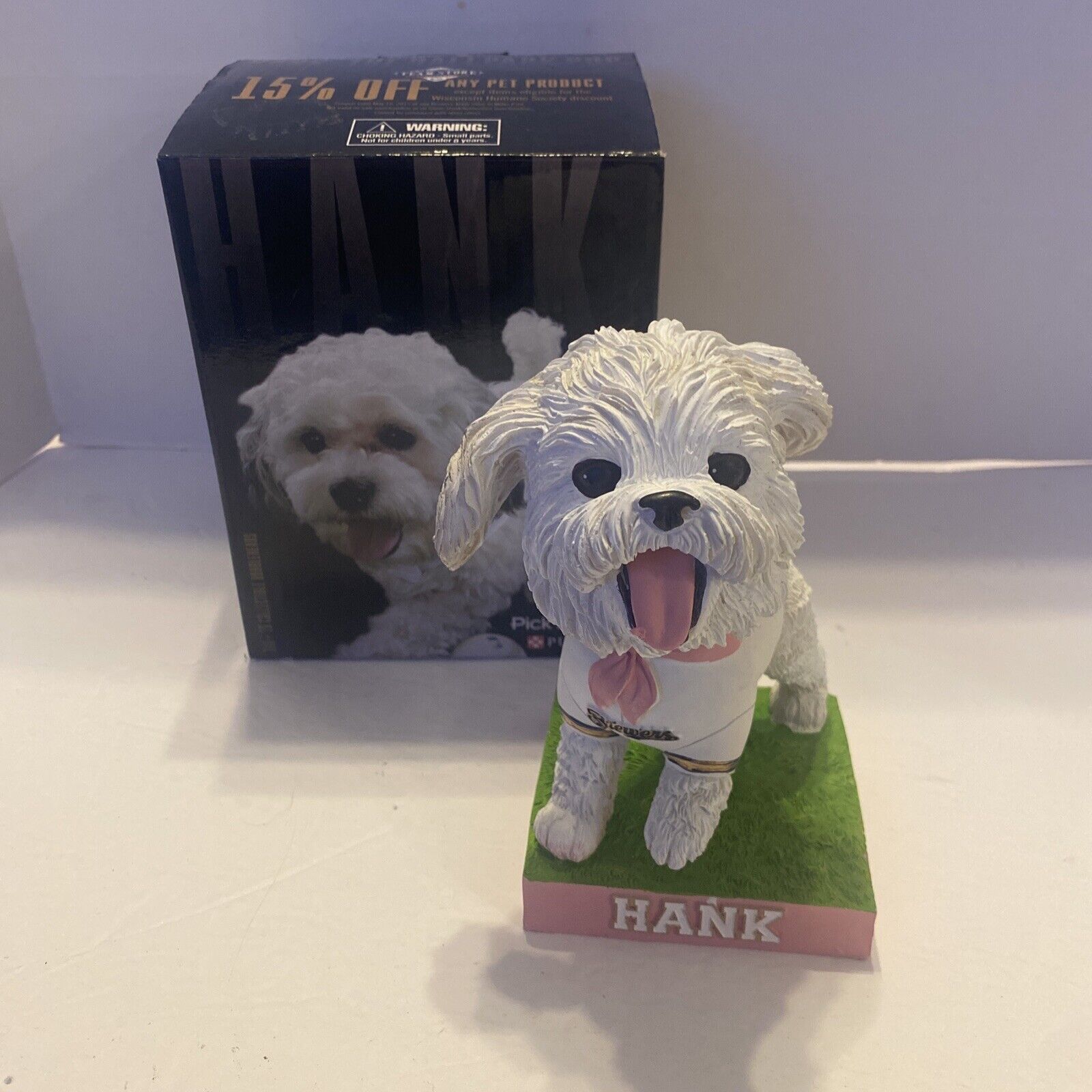 Hank the Ballpark Pup bobblehead