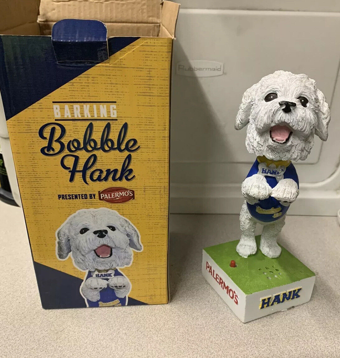 Hank the Ballpark Pup bobblehead