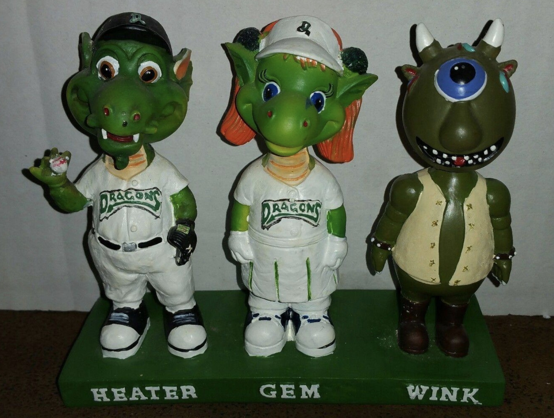 Heater, Wink & Gem bobblehead