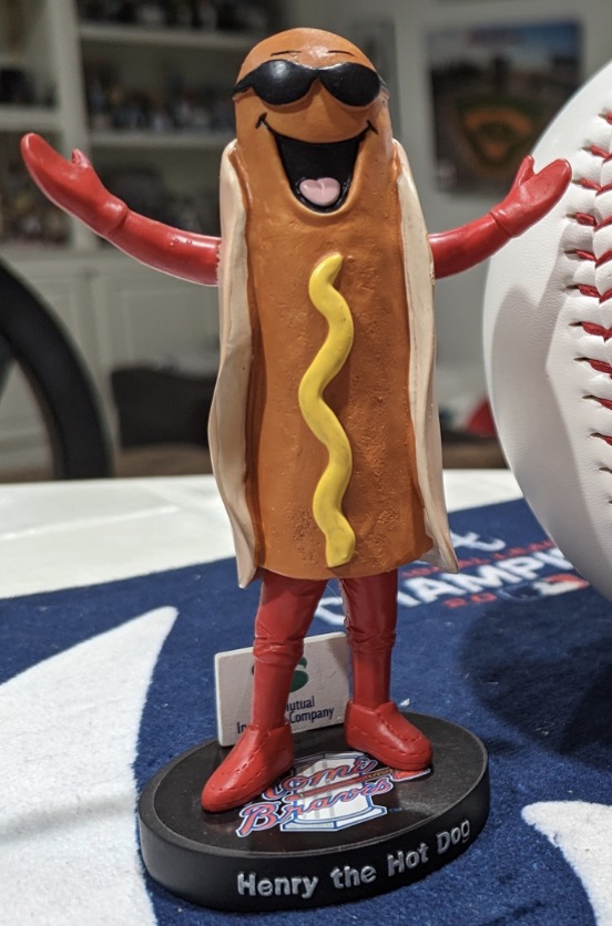 Henry Hot Dog bobblehead