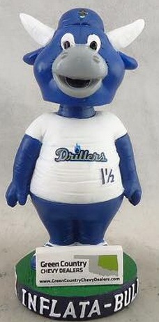 Inflata-Bull bobblehead