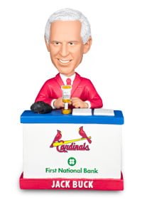 Jack Buck bobblehead