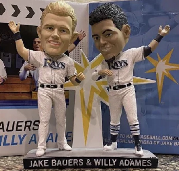 Jake Bauers & Willy Adames bobblehead