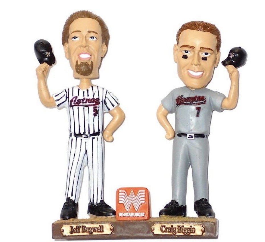 Jeff Bagwell & Craig Biggio bobblehead