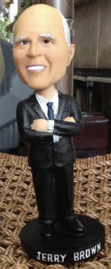 Jerry Brown bobblehead