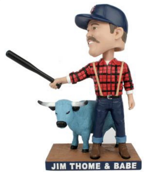 Jim Thome & Babe the Blue Ox bobblehead