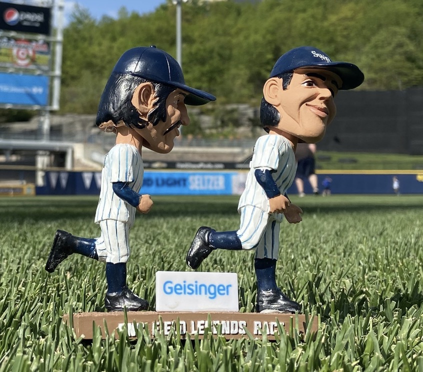 Joe DiMaggio & Billy Martin bobblehead