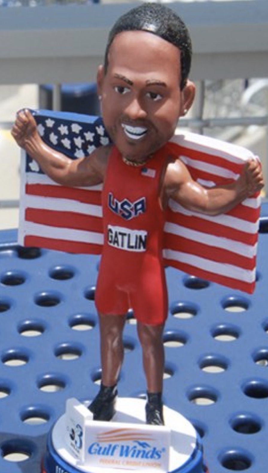 Justin Gatlin bobblehead