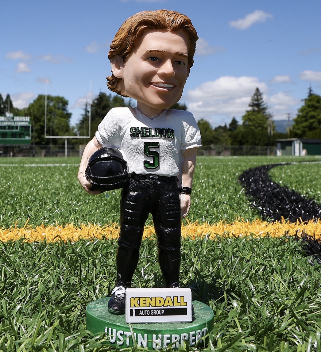 Justin Herbert bobblehead