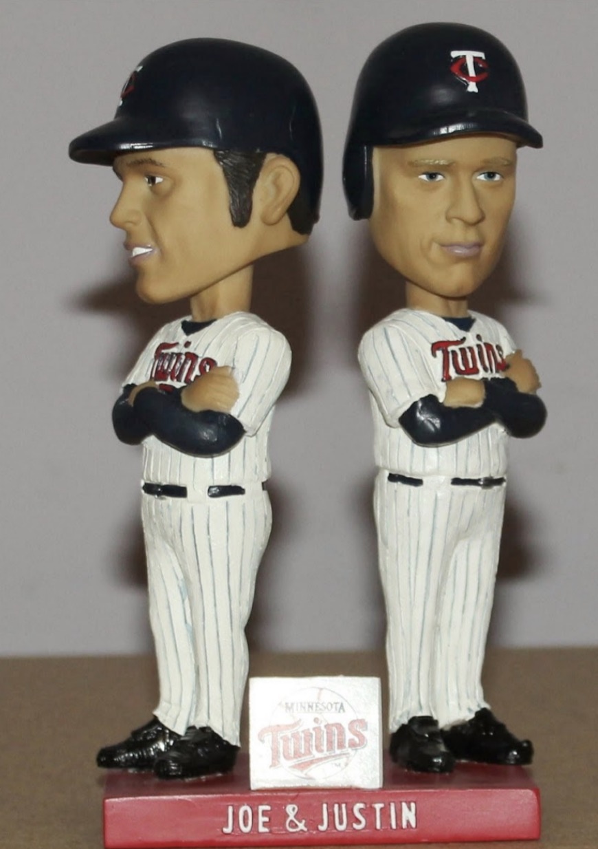 Justin Morneau & Joe Mauer (STH) bobblehead