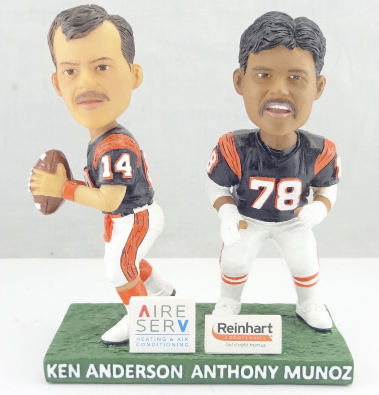 Ken Anderson & Anthony Munoz bobblehead