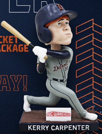 Kerry Carpenter bobblehead