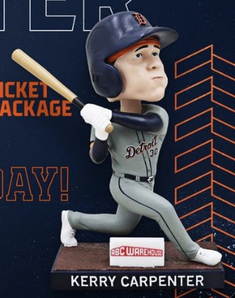 Kerry Carpenter bobblehead