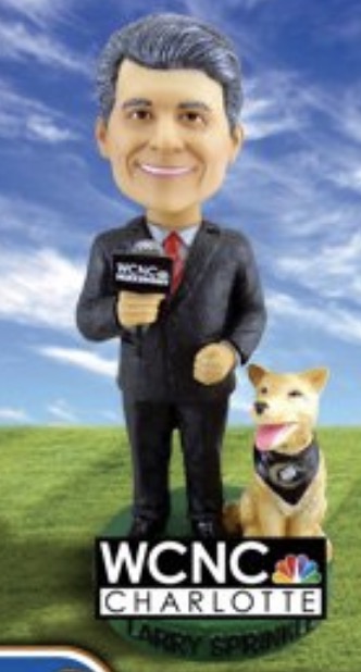 Larry Sprinkle and Dog bobblehead