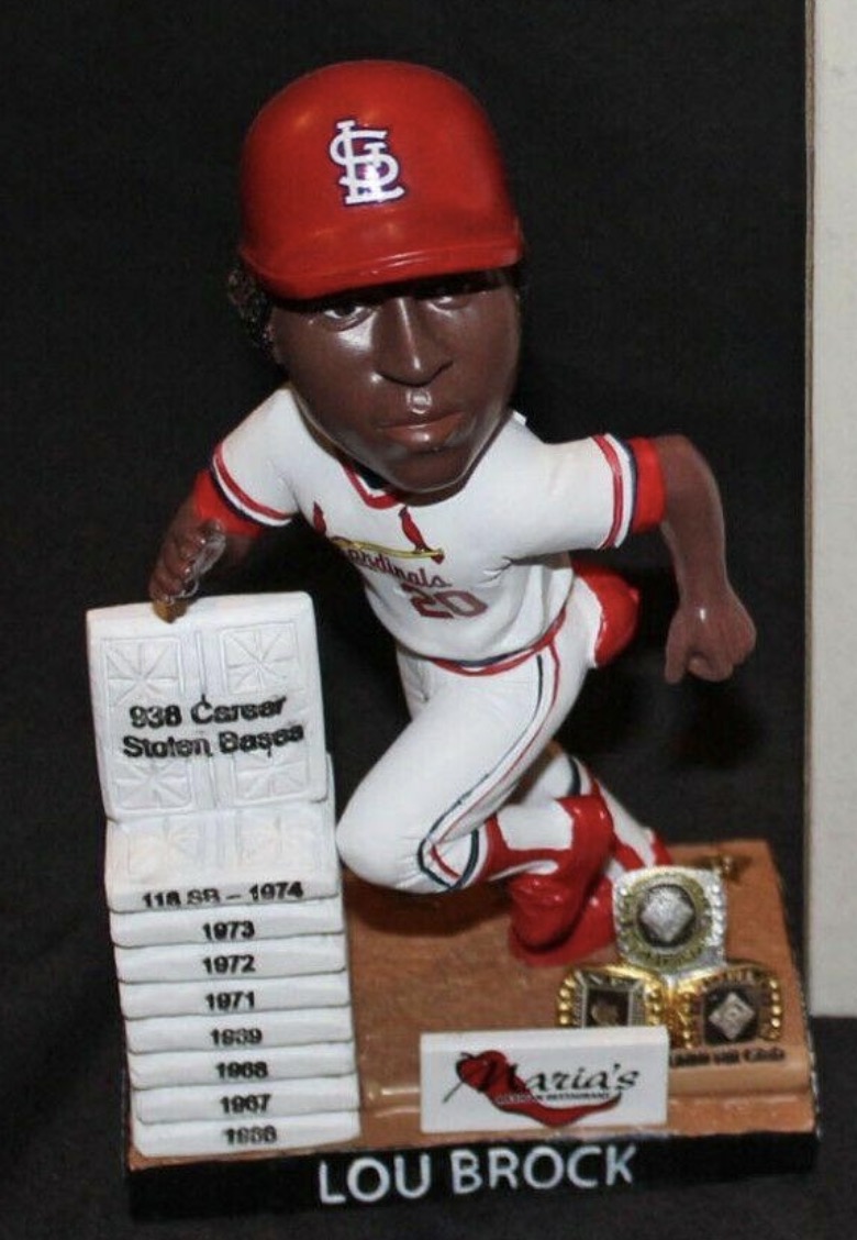 Lou Brock bobblehead