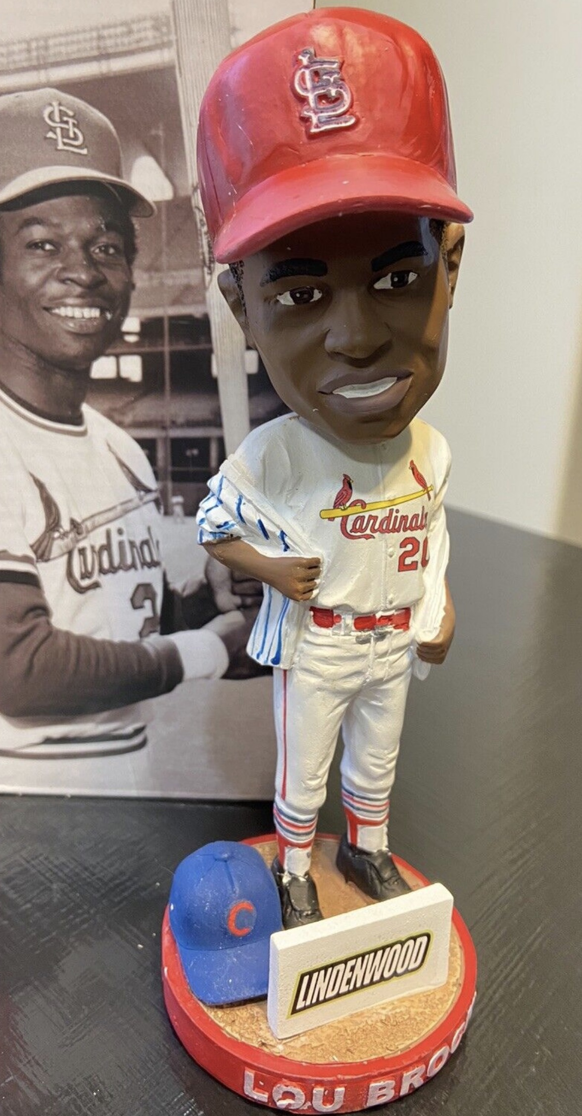 Lou Brock bobblehead