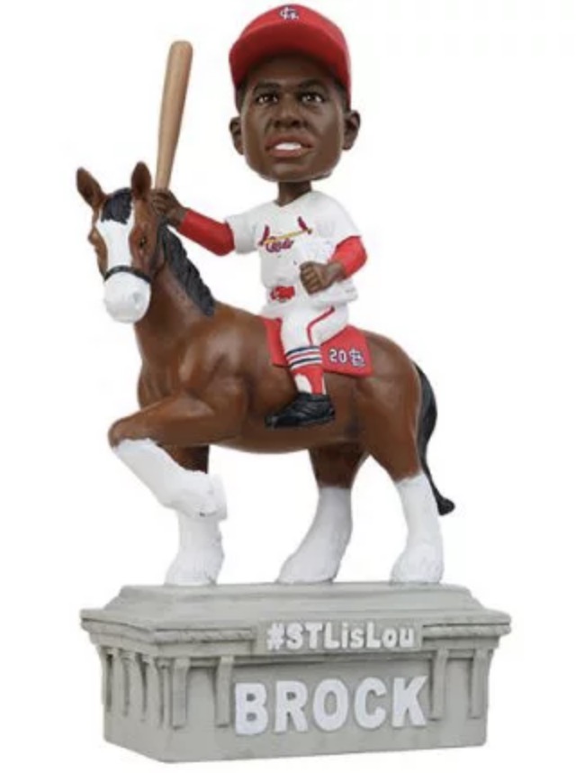 Lou Brock bobblehead