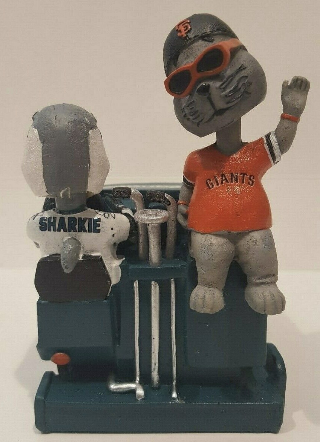 Lou Seal & Sharkie bobblehead