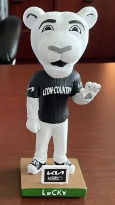 Lucky the Lion bobblehead